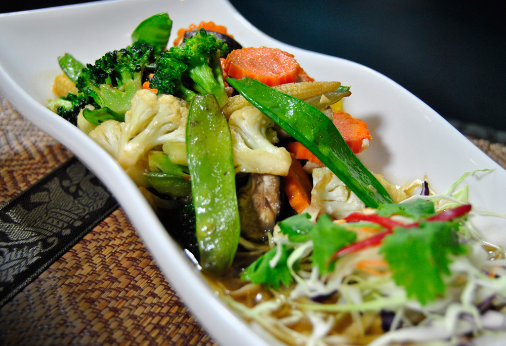 Pad Pak Ruam Stir Fried Mixed Vegetables Urban Thai